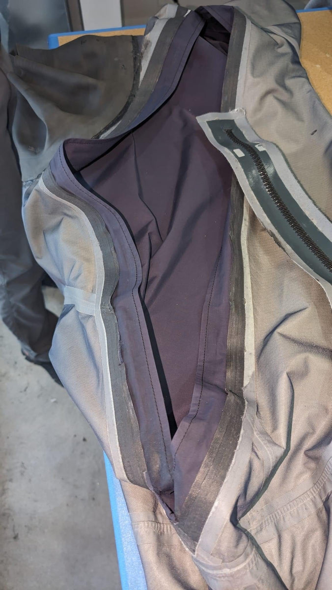 Drysuit Repair Zipper Replacement YKK Zipper Paragon Dive Group