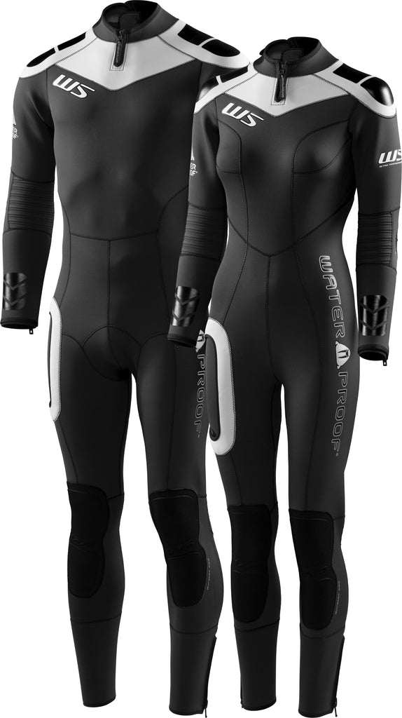 set of two wetsuits