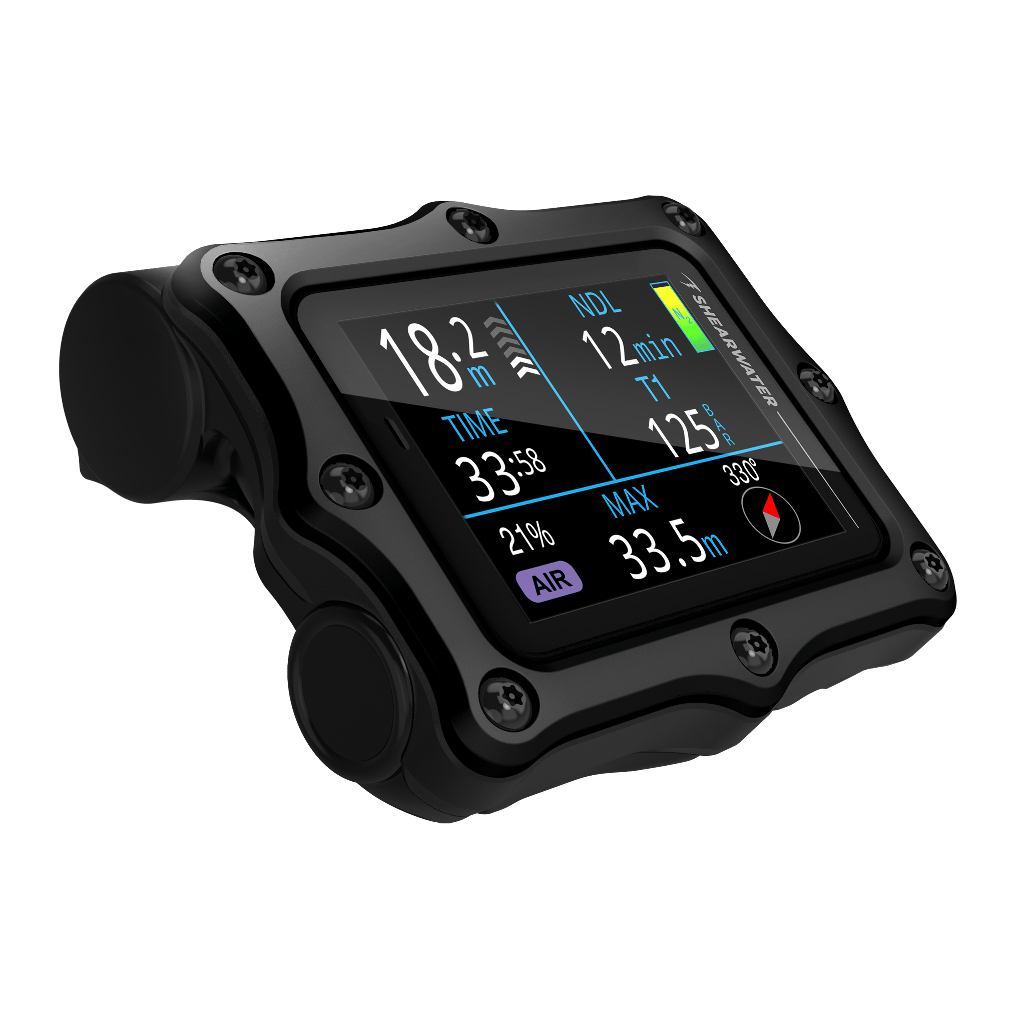 Shearwater Perdix 3 Dive Computer - Advanced Features & Design