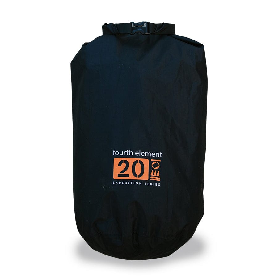 20L Black Dry Sac by Fourth Element Expedition Series