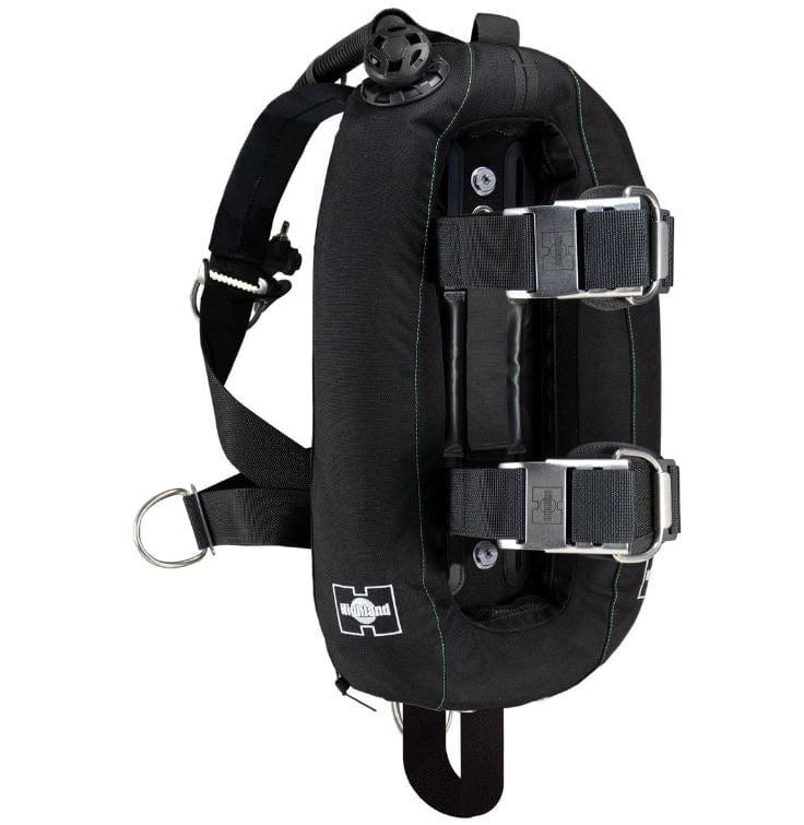 Black scuba diving BCD