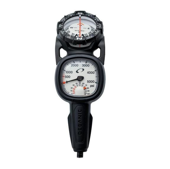 Compass and pressure gauge combo