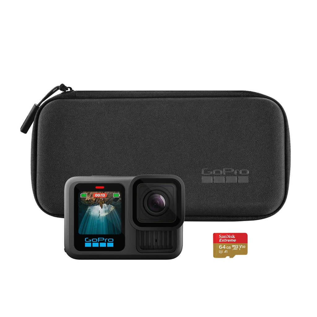 HERO13 GoPro Camera Kit with Case and SD Card