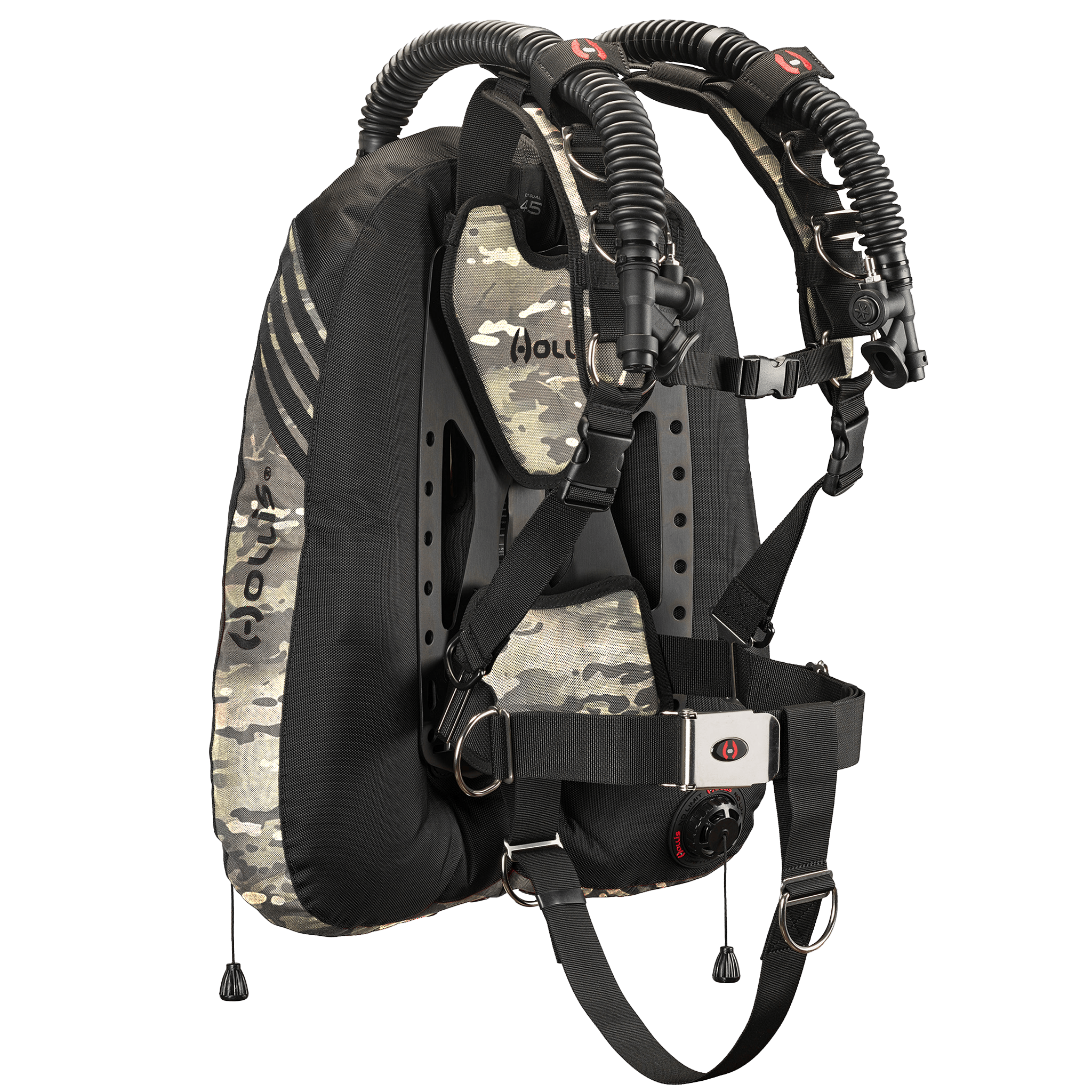 Hollis - Custom DT45 Dual Elite 2 Harness System with Aluminum Backpla