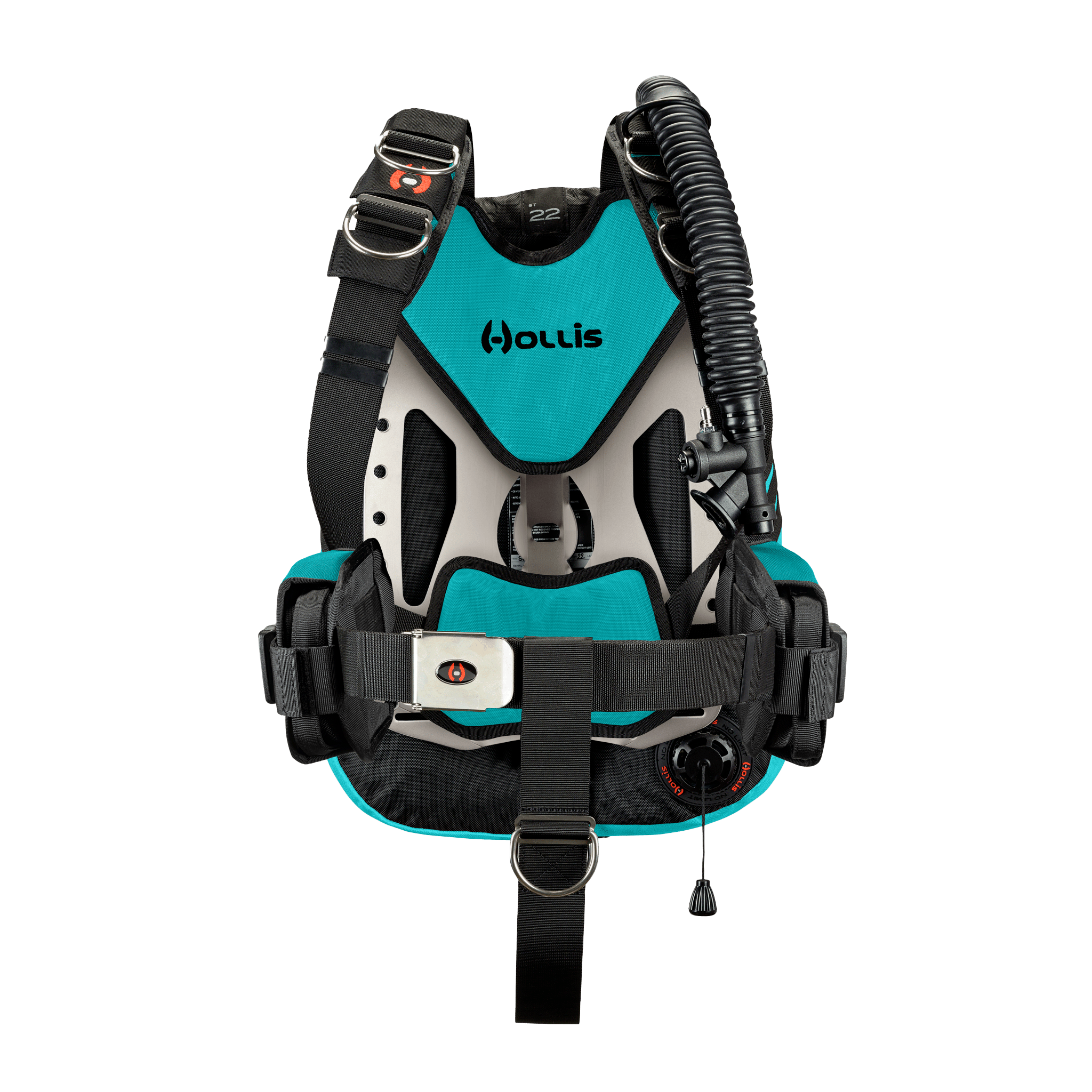 Hollis - Custom ST22 Solo Harness System with Stainless Steel Backplat