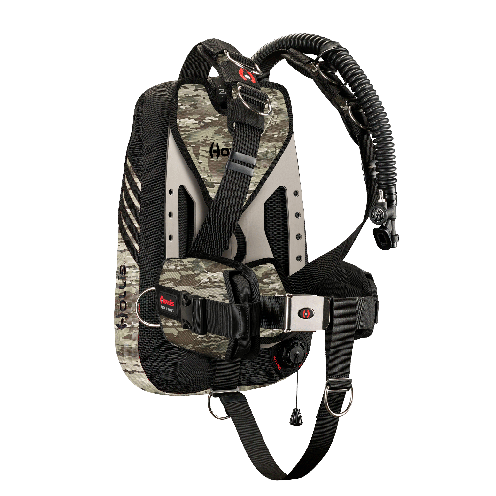 Hollis - Custom ST22 Solo Harness System with Stainless Steel Backplat