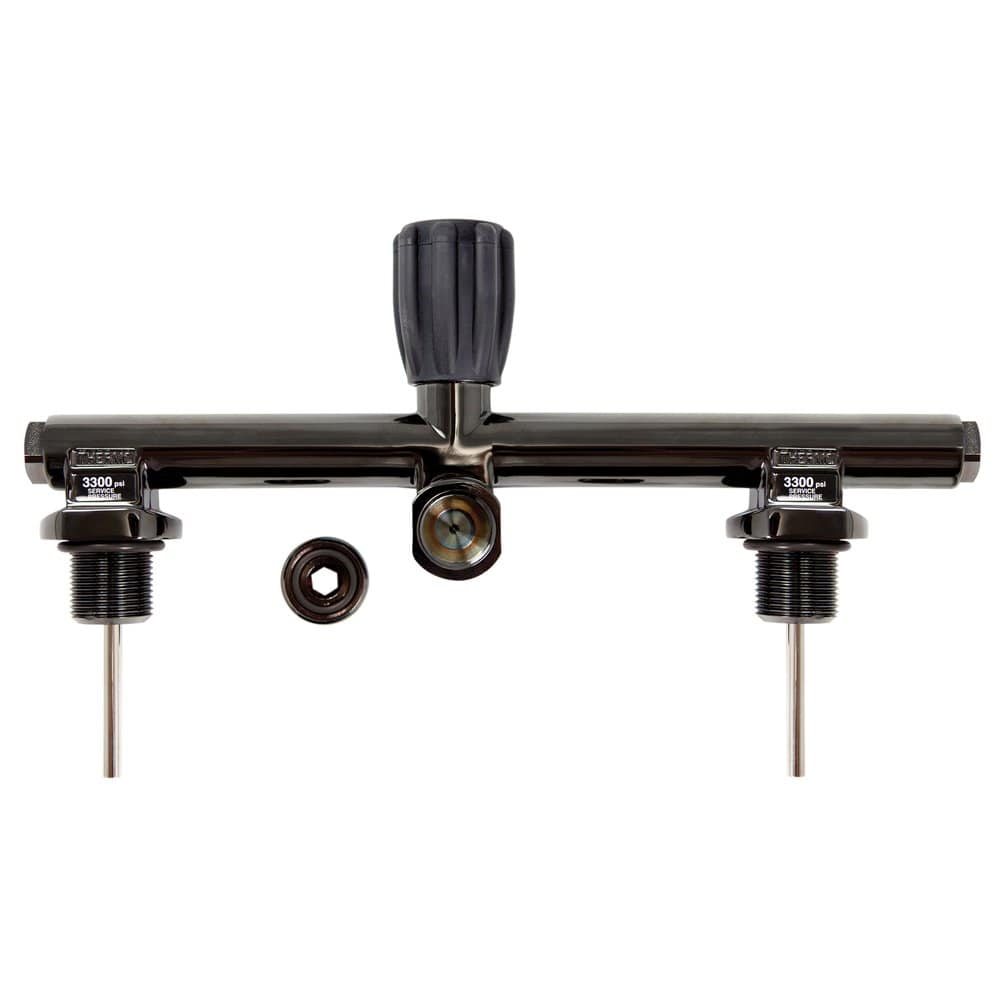 XS Scuba Thermo One-Piece Twin Manifold for Scuba Diving