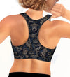 Spacefish Army - Ocean Mandala T-Back Bikini Sports Bra
