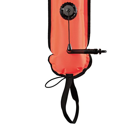 Orange SMB dive buoy