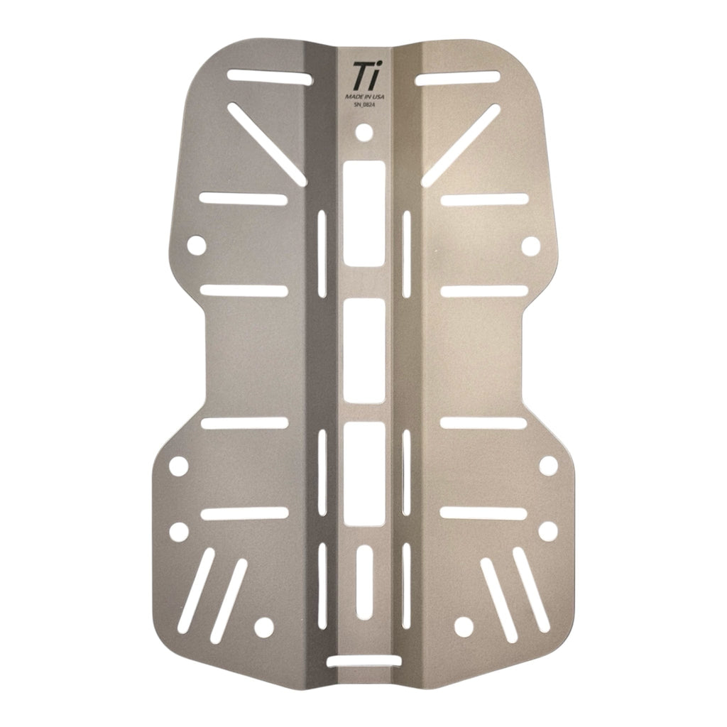 helium dive gear Signature Titanium Backplate