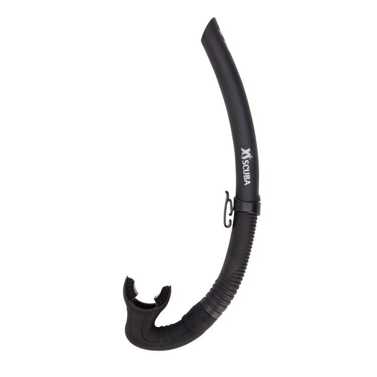 Black silicone snorkel SN500BS-FLO