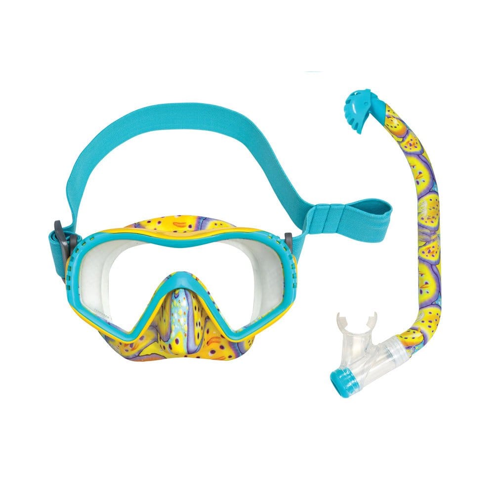 Youth SeaLife Combo snorkel mask with nudibranch design