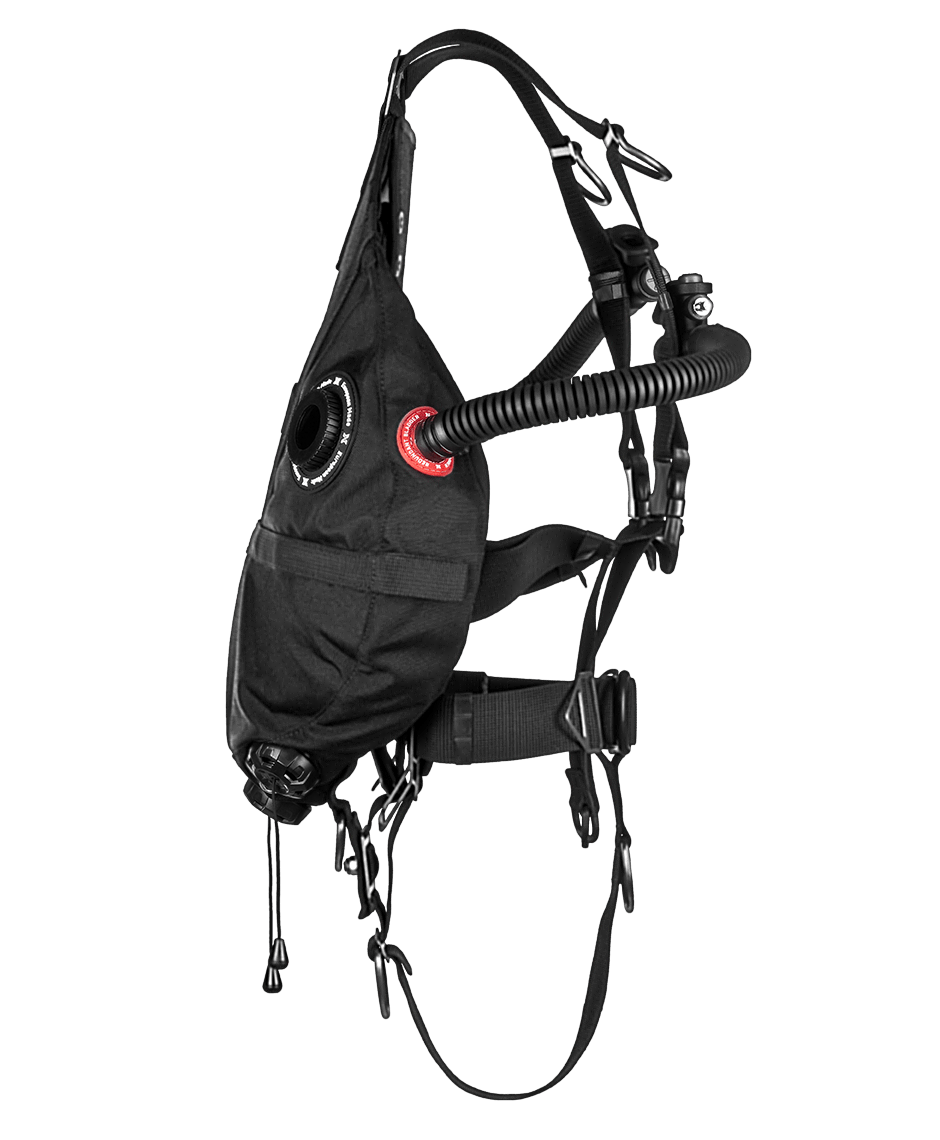 Redundant Bladder Rec XDEEP Stealth 2.0 Sidemount Setup