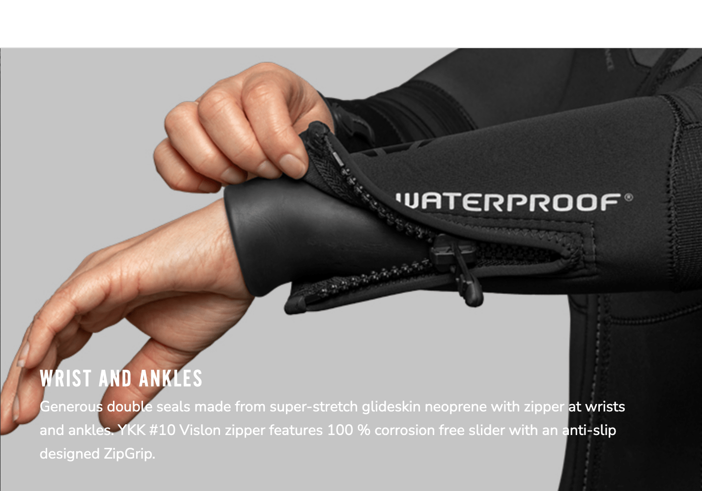 Waterproof W8 5MM Pro Series Fullsuit for Male Divers