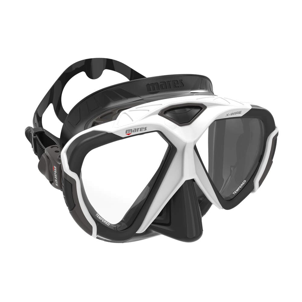 Mares X-Wire Mask in Black and White