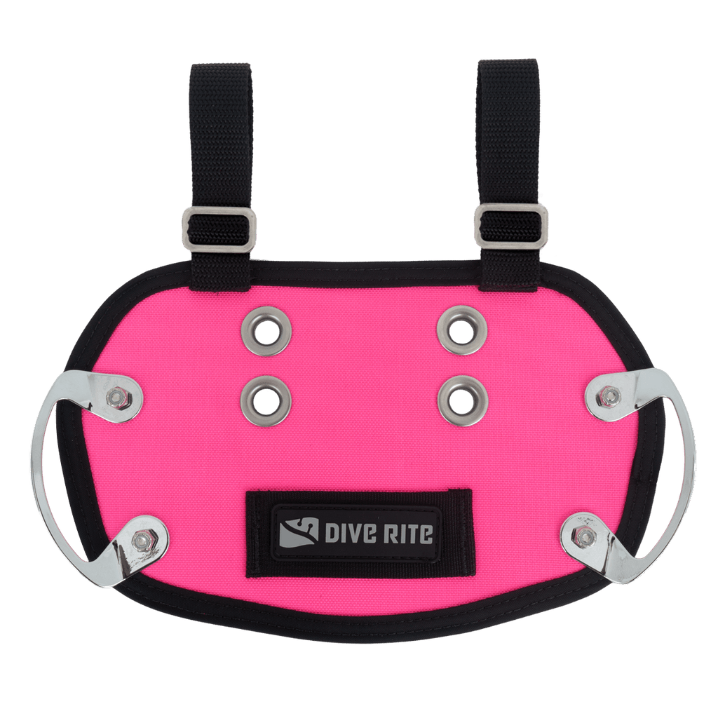 Pink Dive Rite butt plate