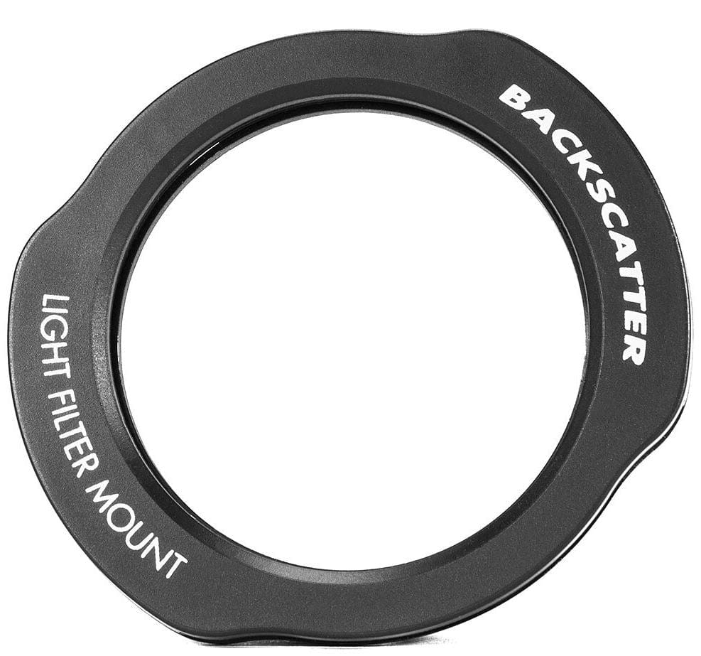 Backscatter light filter mount