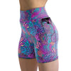 Spacefish Army - Coral Kaleidoscope Shorts