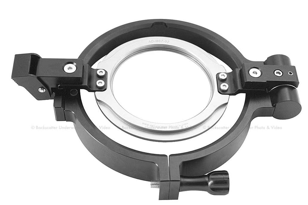 Flip adapter ring for telescope