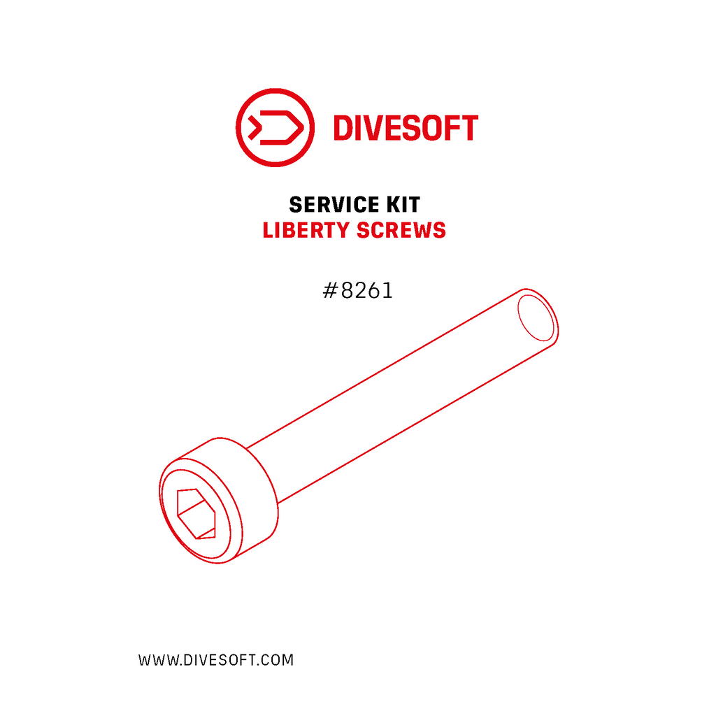 DiveSoft Liberty Screws Service Kit #8261