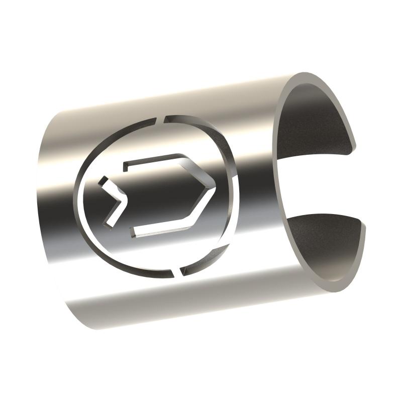 Hose loop weight with logo