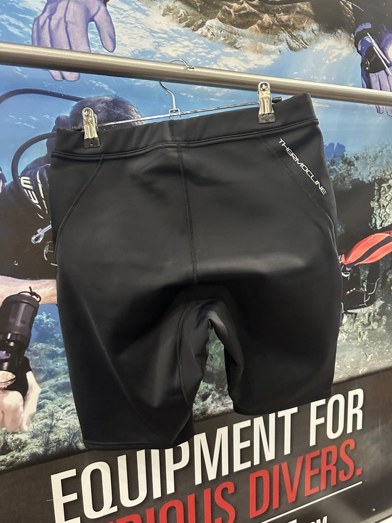 Men's black thermo shorts