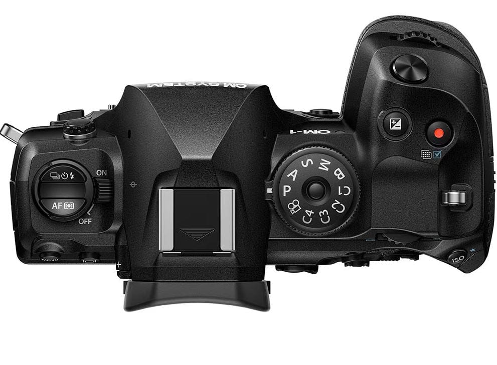 OM System OM-1 camera top view