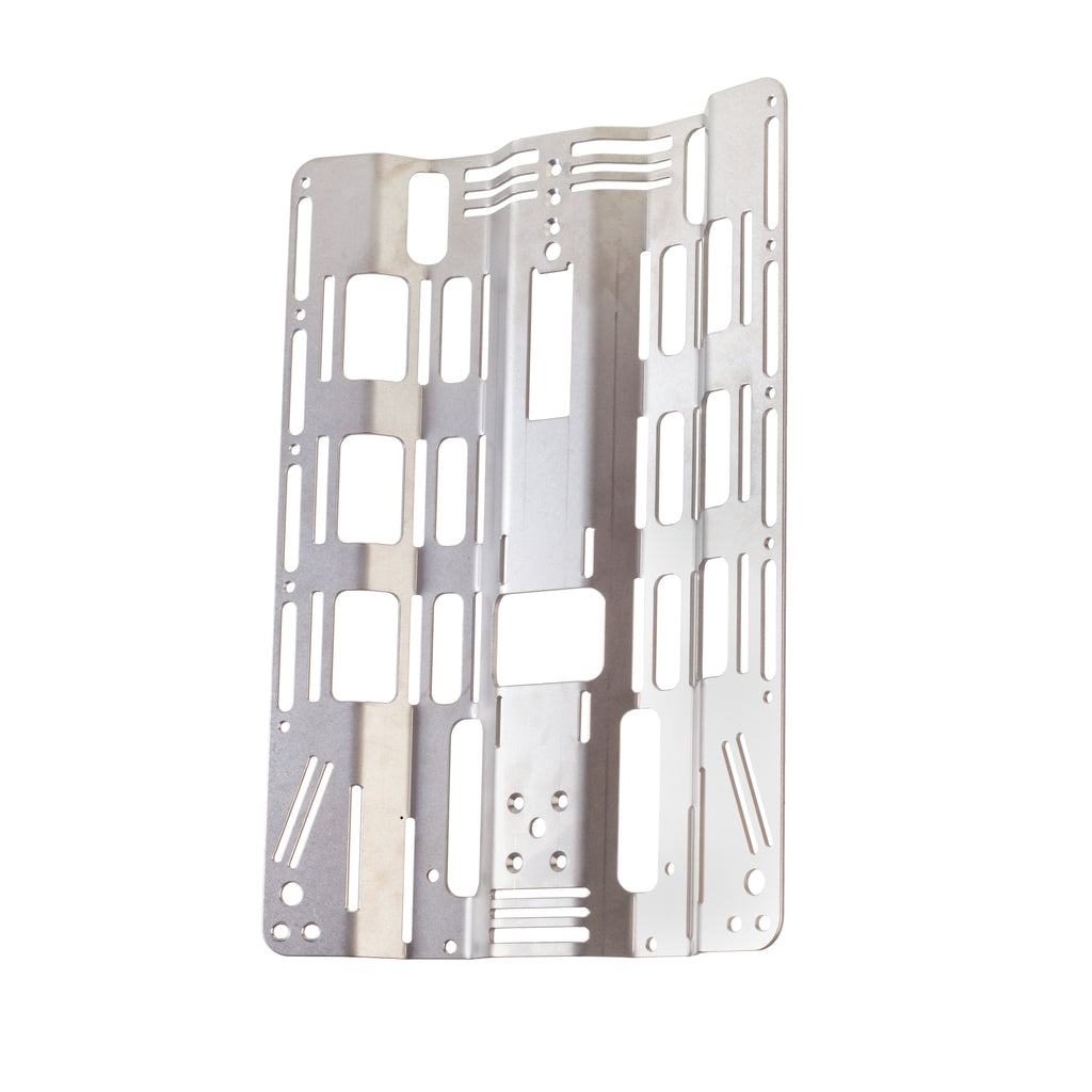 OS2E1 Backplate 2 - Silver metal backplate