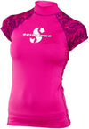 SCUBAPRO - Women’s X-Large Flamingo Cap‑Sleeve UPF‑50 Rash Guard