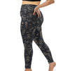 Spacefish Army - Plus Size Ocean Mandala Contour Leggings