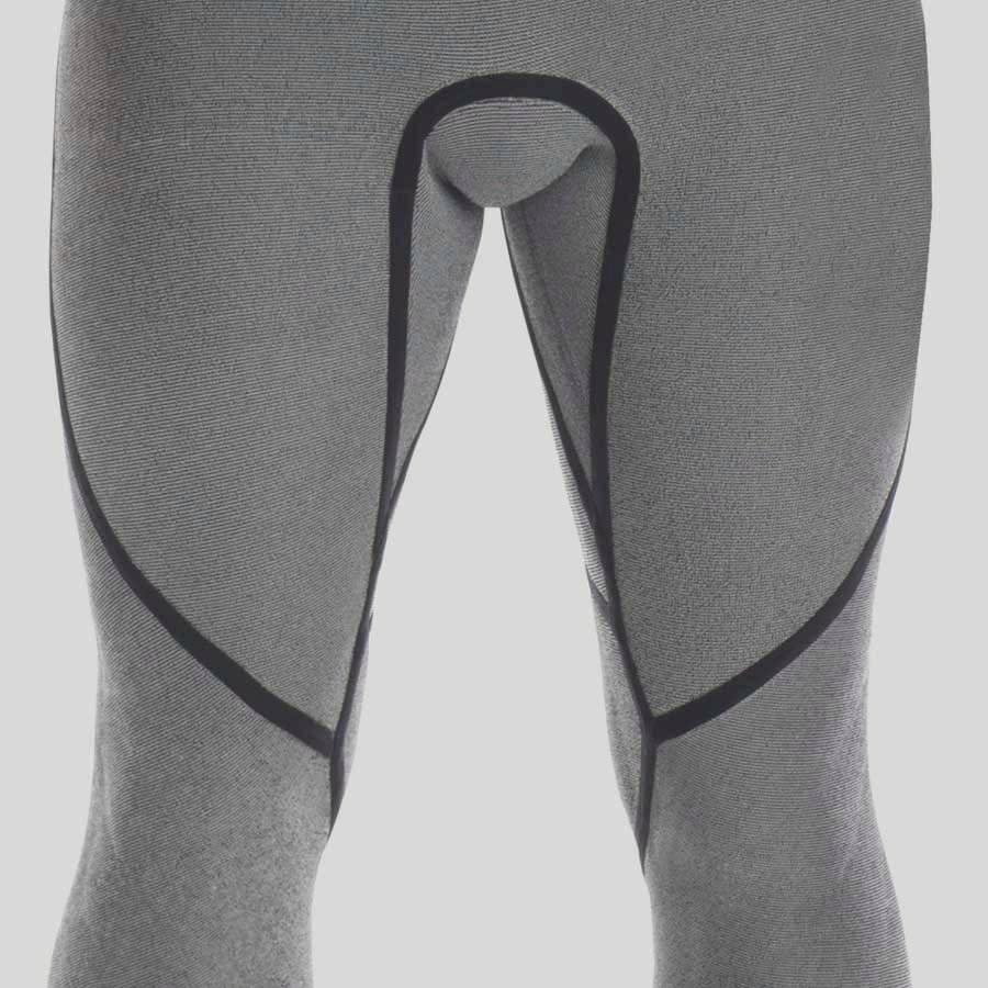 Proteus 5mm inside view of gray compression leggings.