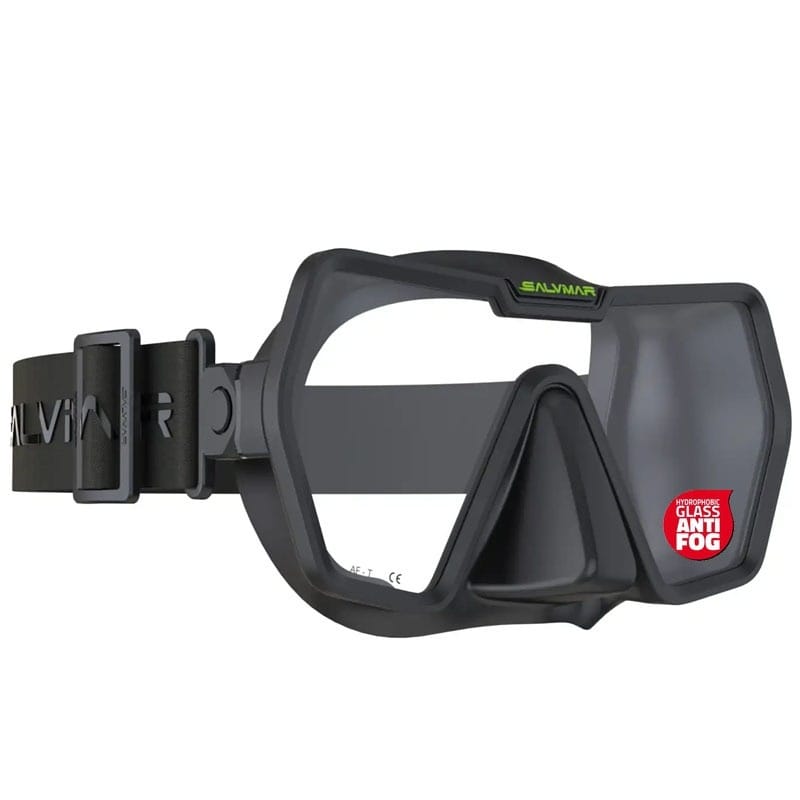 Salvimar Drake Anti Fog Rubber Diving Mask Black