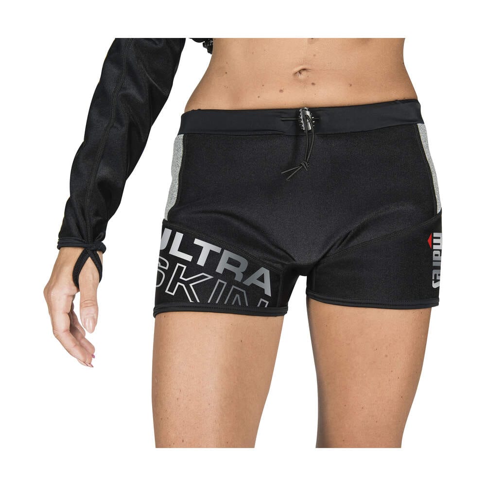 Ultra Skin Shorts - Black & Silver