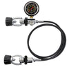 XS SCUBA - Deluxe Cylinder Equalizer with Braided HP Hose