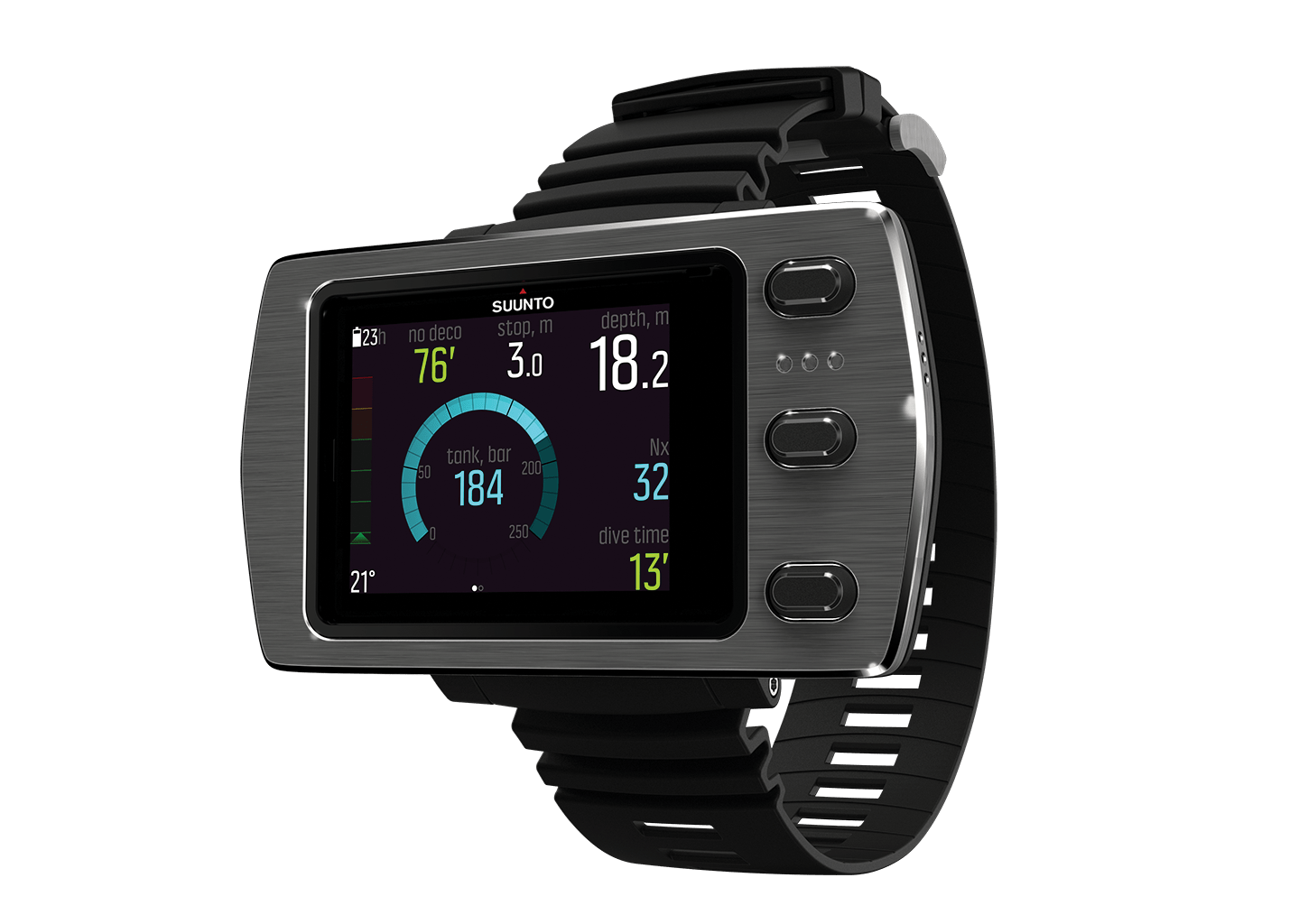 Suunto Eon Steel Black with Boot and USB Paragon Dive Group