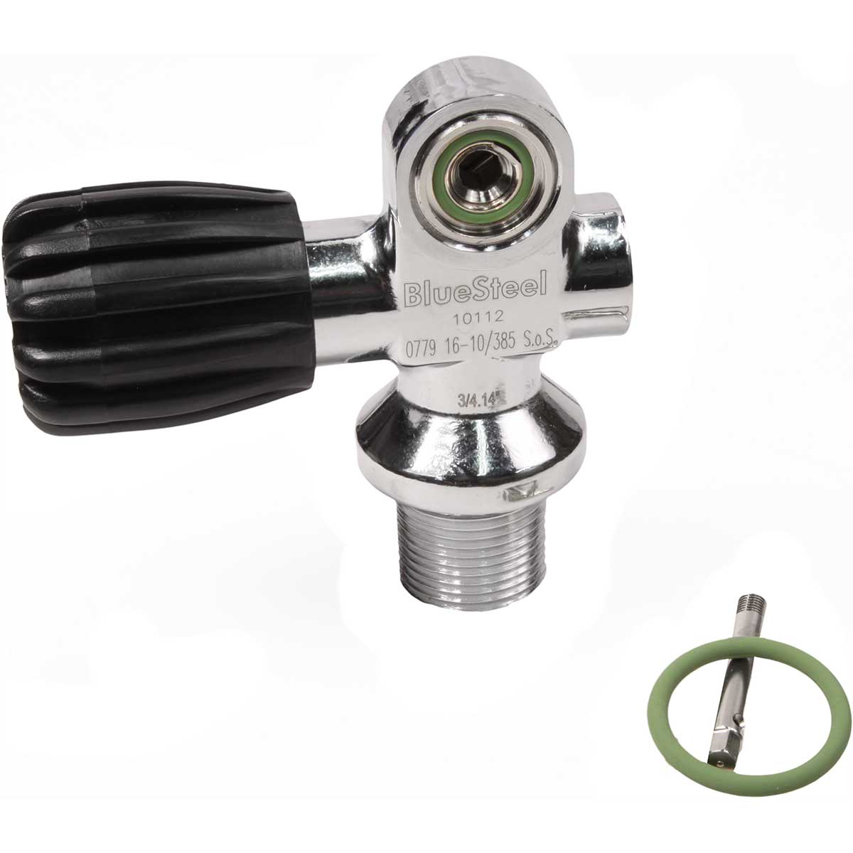 Steel Pro Valve - Blue Steel DIN/Yoke Convertible for All Hands