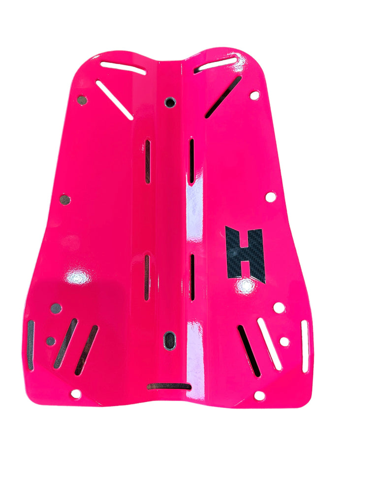 Pink scuba diving backplate