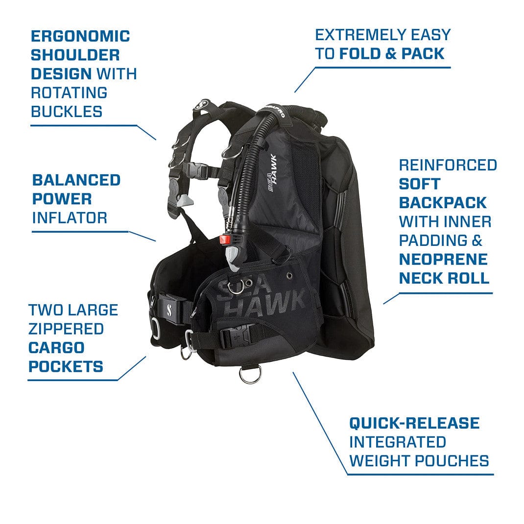 BCD - SCUBAPRO Seahawk 2 BCD for Comfortable Diving