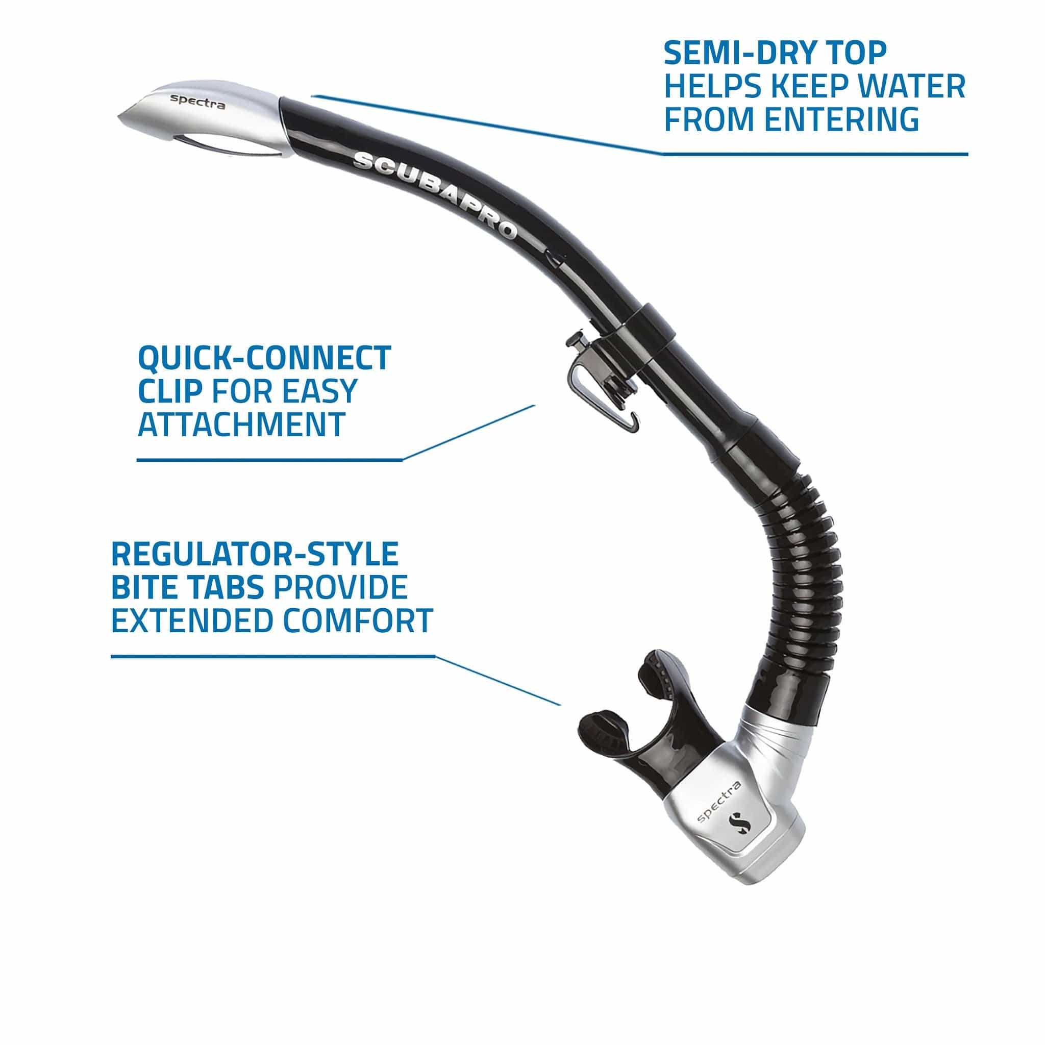 SCUBAPRO Spectra Snorkel: High-Performance Snorkeling Gear