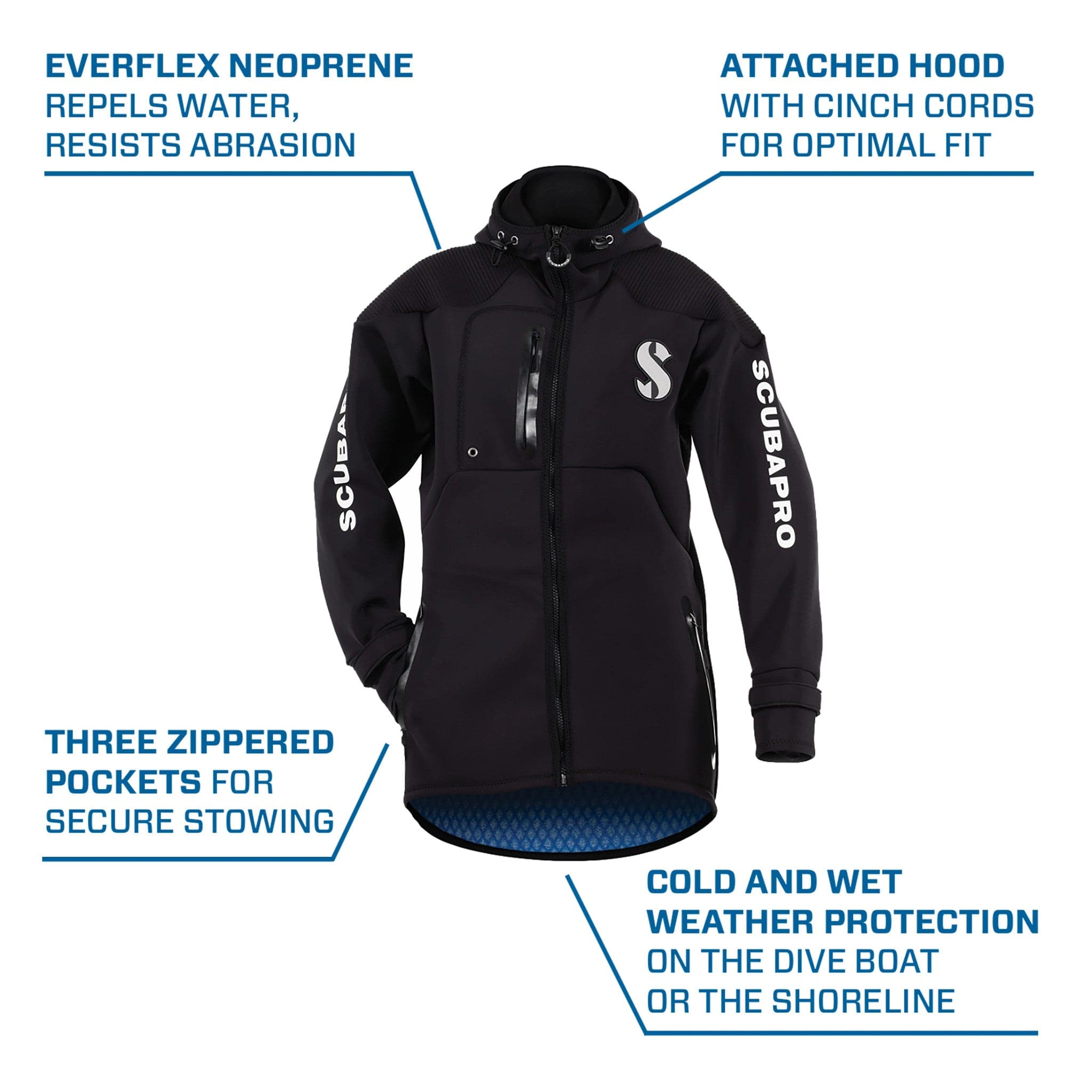 SCUBAPRO Premium Boat Coat for Women - Stylish & Durable