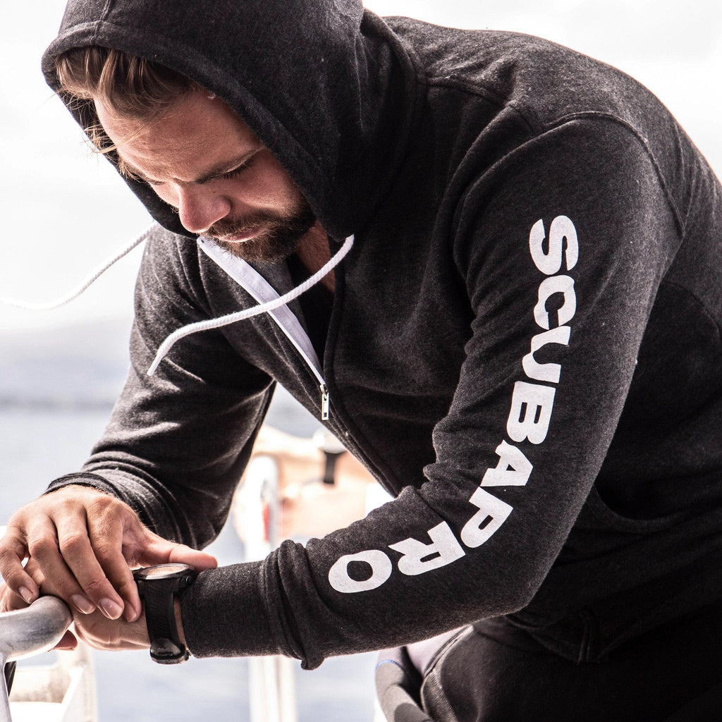 SCUBAPRO Charcoal Gray ZipUp Hoodie Paragon Dive Group