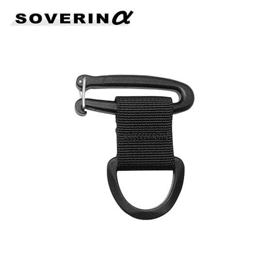SOVERINα black carabiner clip