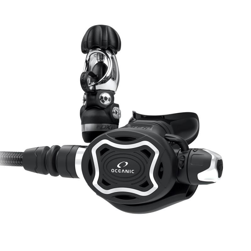 Oceanic Zeo Black Scuba Regulator Set